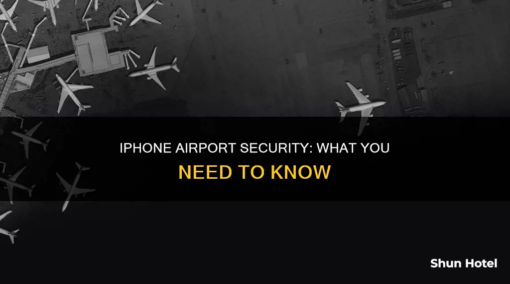 can iphone go through airport security