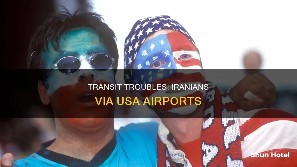 can iranian transit through usa airport