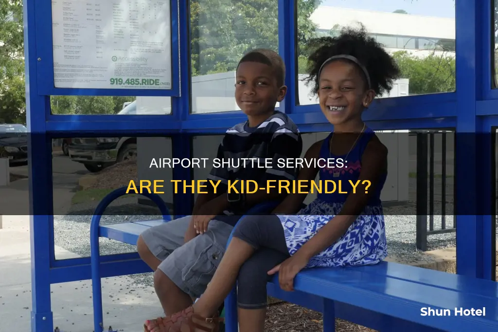 can kids ride airport shuttle