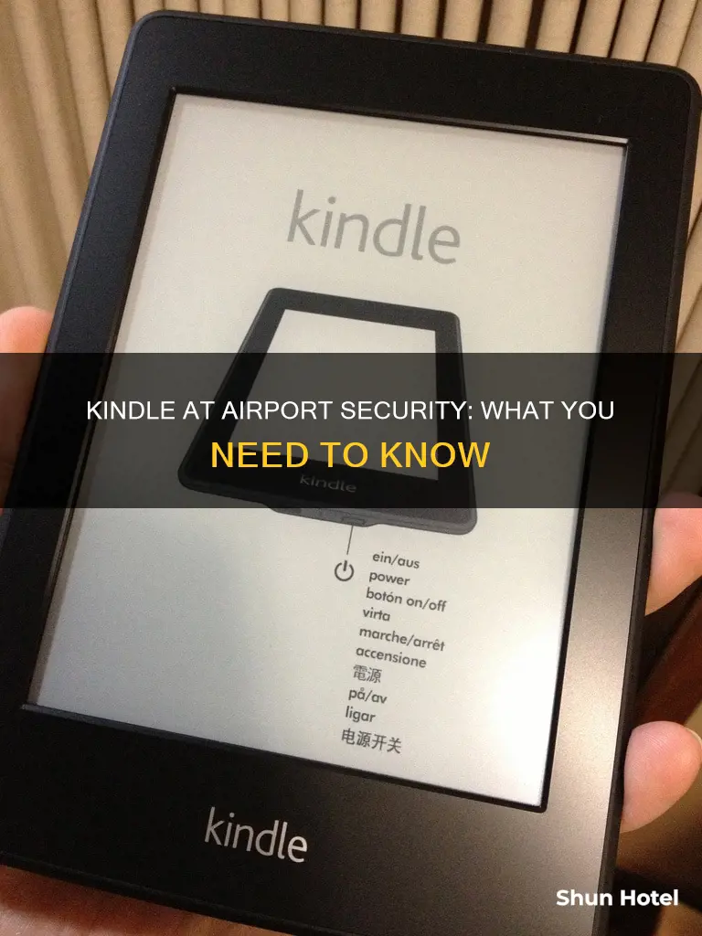 can kindle go through airport security
