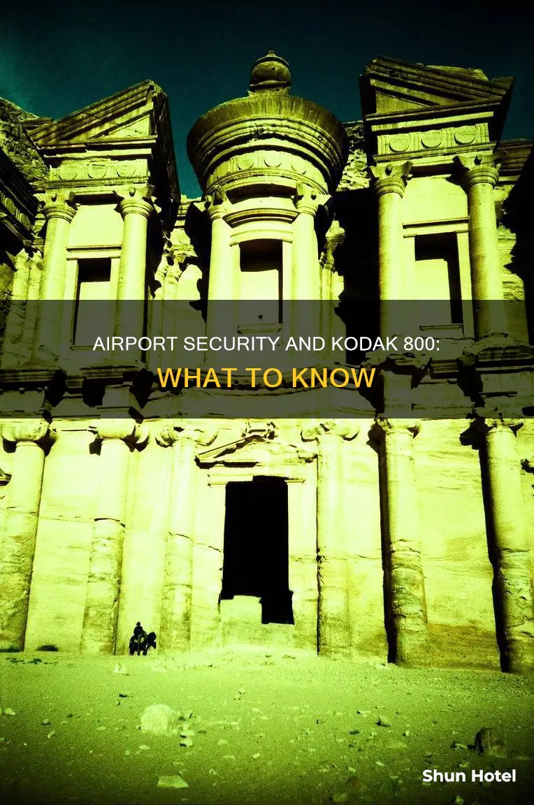 can kodak 800 film go through airport security