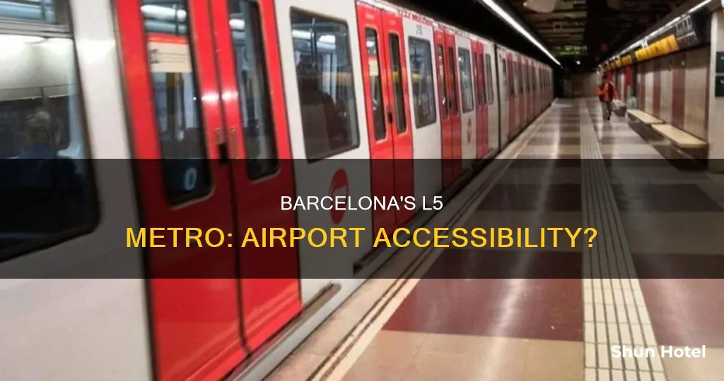 can l5 metro in barcelona reach the airport