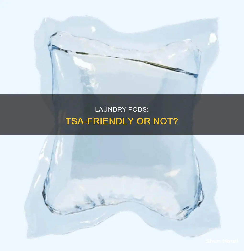 can laindary pods go through tsa airport security