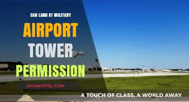 Military Airport Landing: Do You Need Tower Permission?