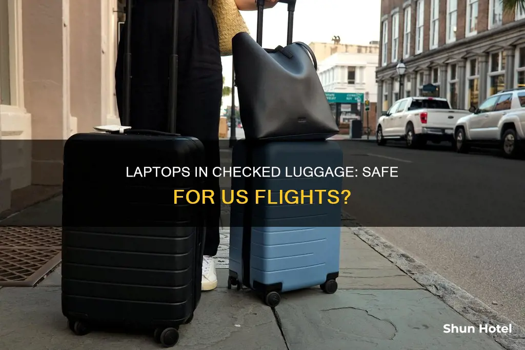 can laptops be packed in checked luggage at usa airport
