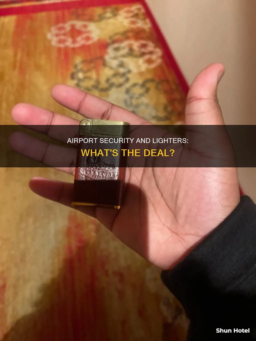 can lighters go through airport security