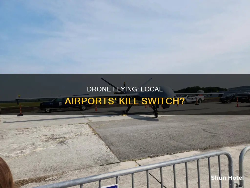 can local airport kill drone from flying