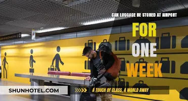 How to Store Luggage at the Airport for a Week