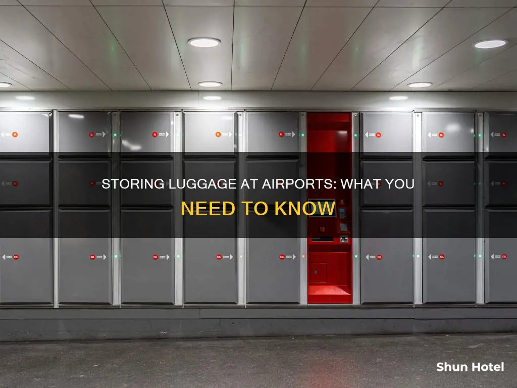 can luggage be stored at airport