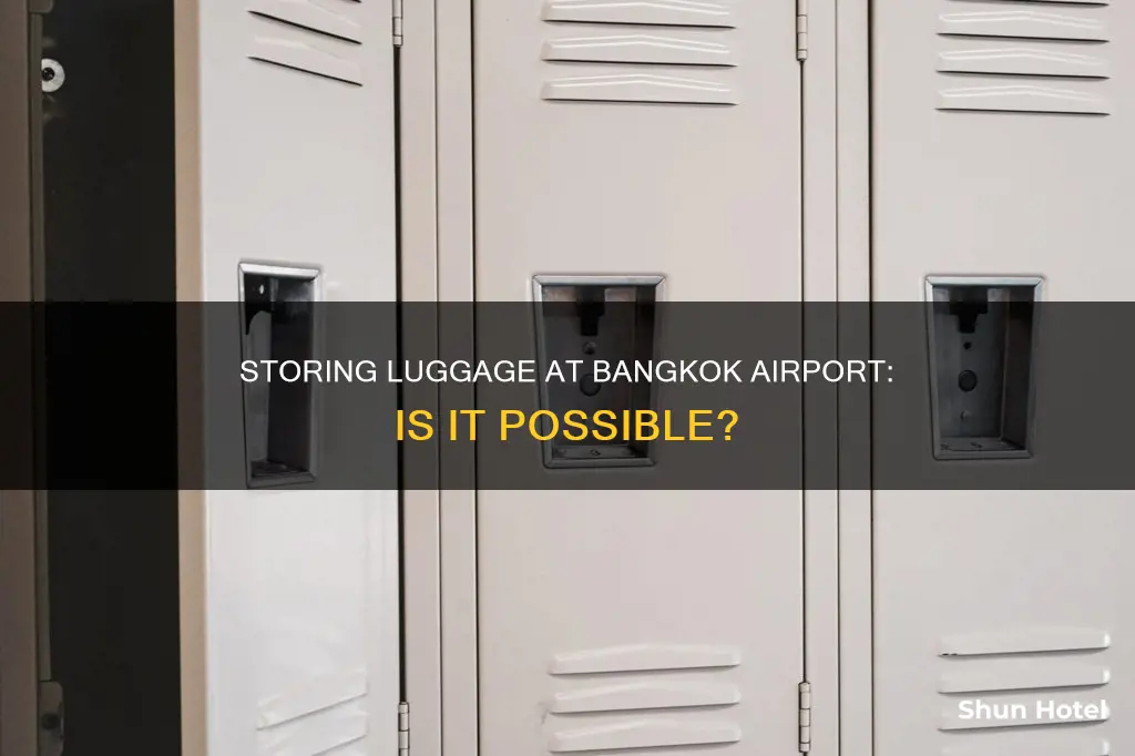 can luggage be stored at bangkok airport