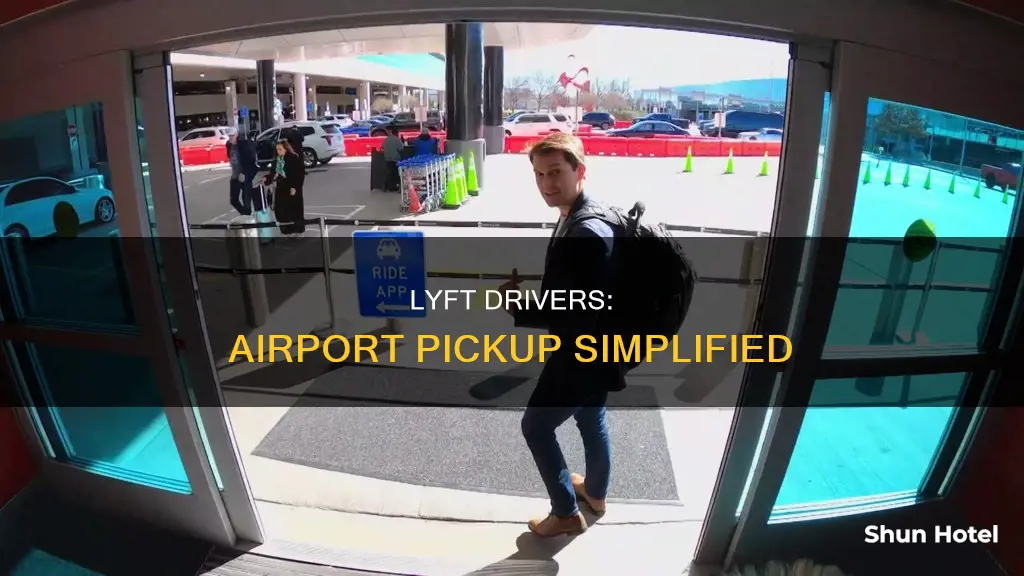 can lyft drivers pick up at airport