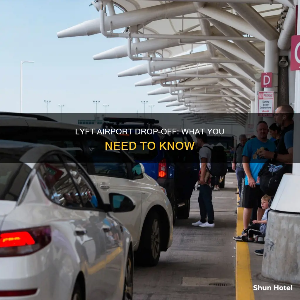 can lyft drop off at airport