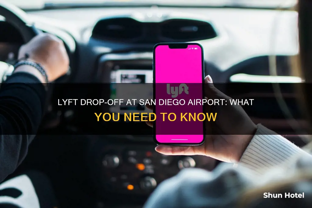 can lyft drop off at san diego airport