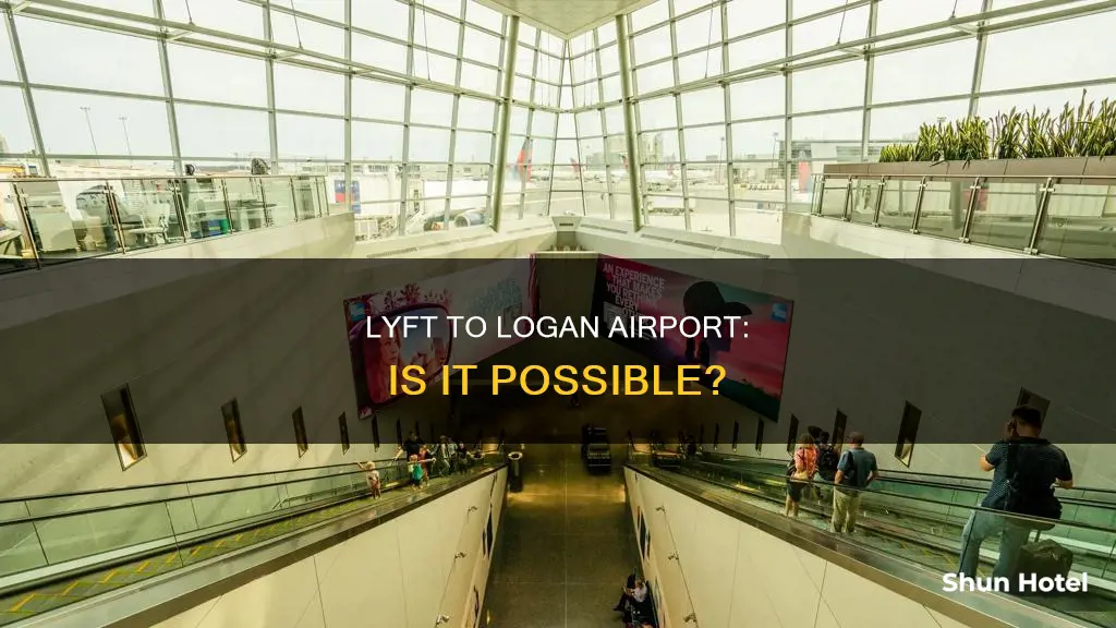 can lyft go to logan airport