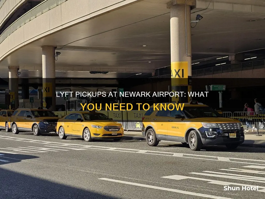 can lyft make pickups at newark airport