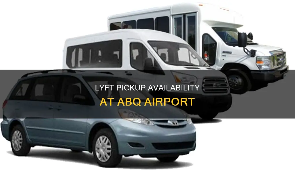 can lyft pick up at abq airport