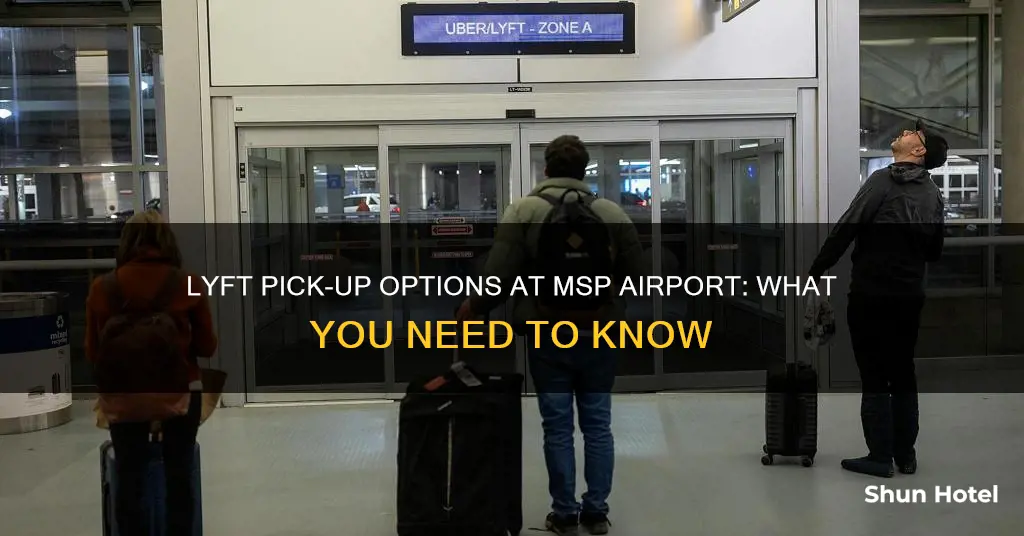 can lyft pick up at msp airport