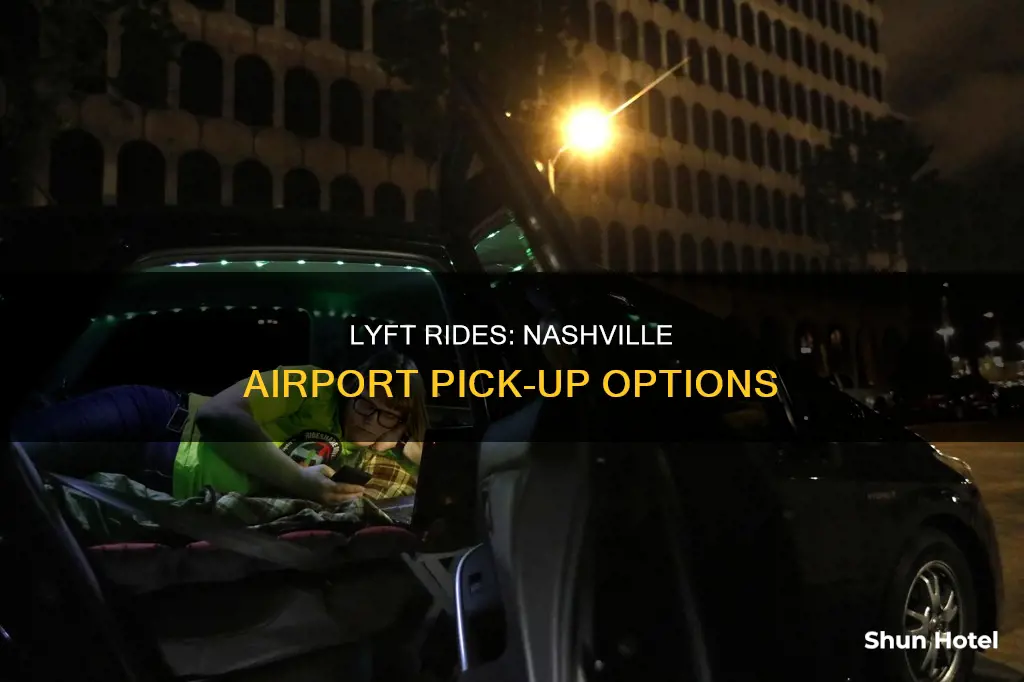 can lyft pick up at nashville airport