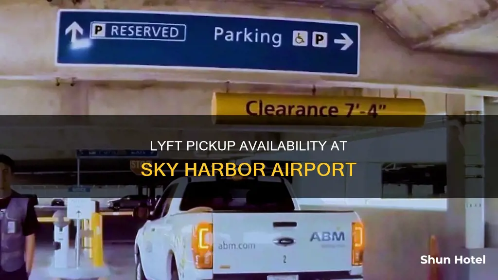 can lyft pick up at sky harbor airport