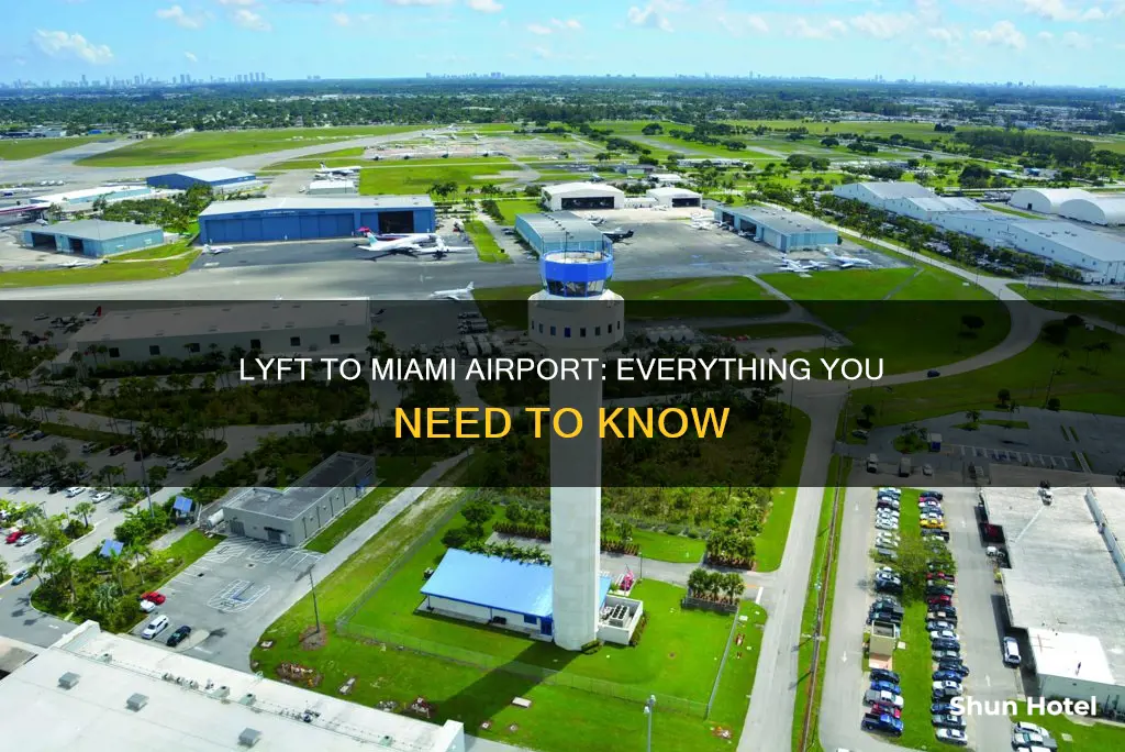 can lyft take me to the airport miami