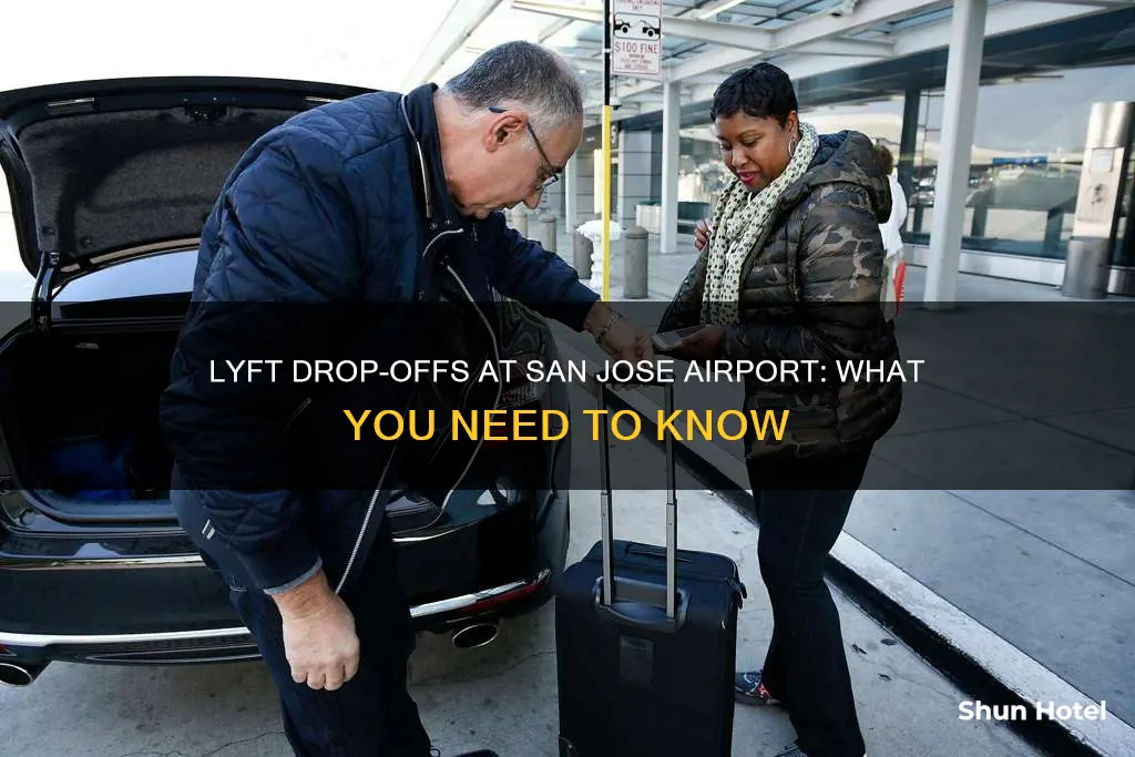 can lyfts drop off at san jose airport
