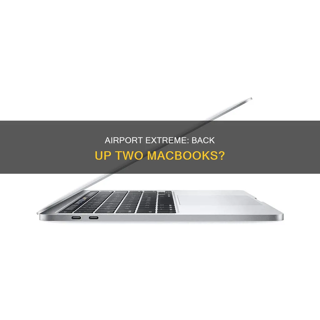 can mac airport back up two macbook