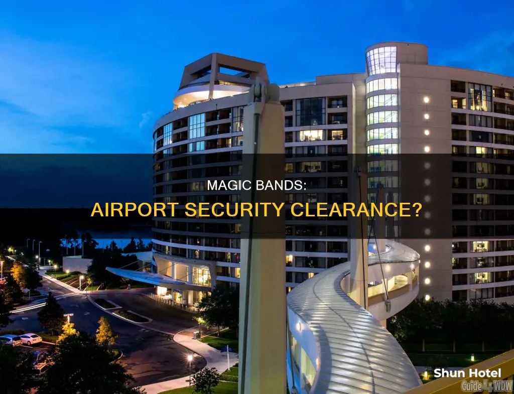 can magic bands go through airport security