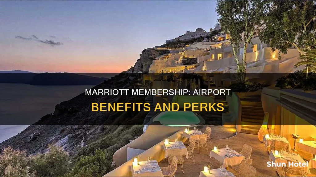 can marriott membership help me in the airport
