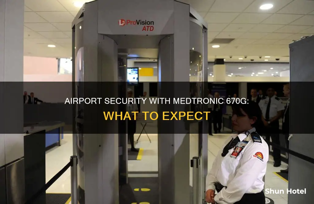 can medtronics 670g pump go through airport security