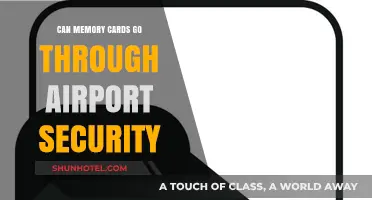Memory Cards: Airport Security Clearance