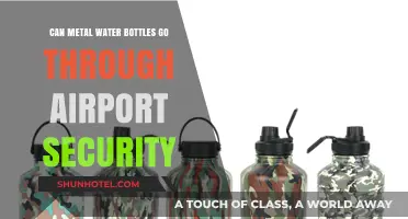 Metal Water Bottles: Airport Security Clearance?