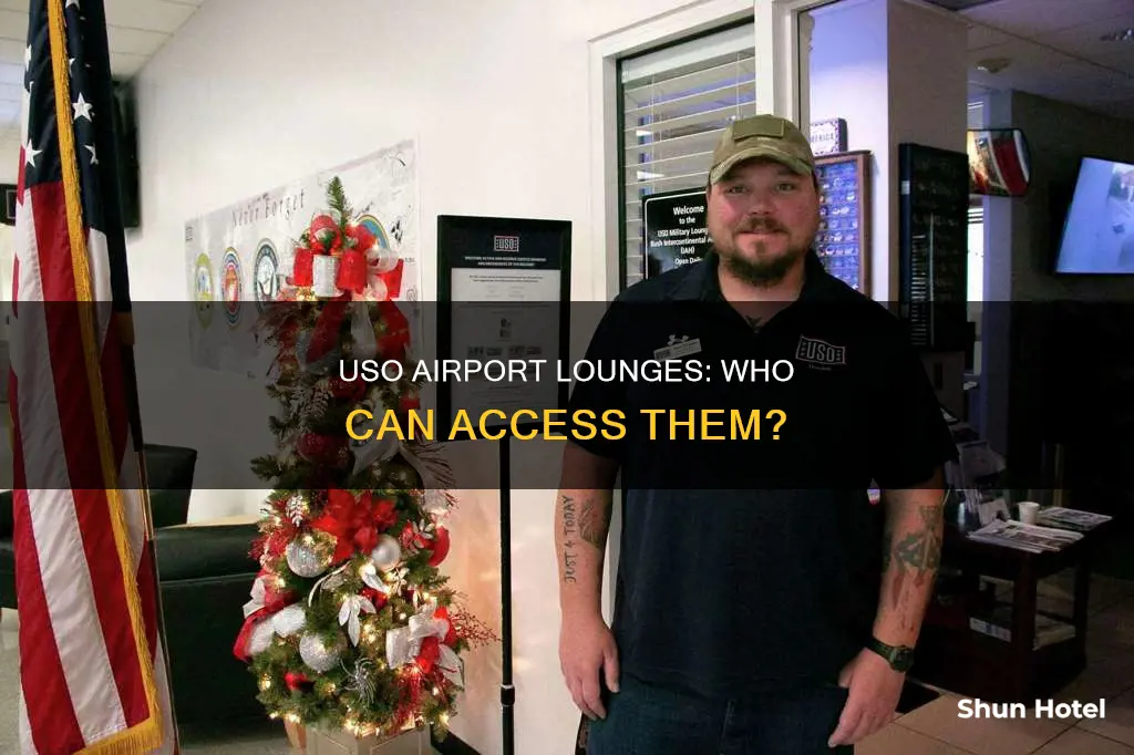 can military dependents use uso at airports