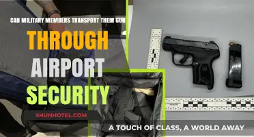 Military Members and Guns: Airport Security Transport Rules
