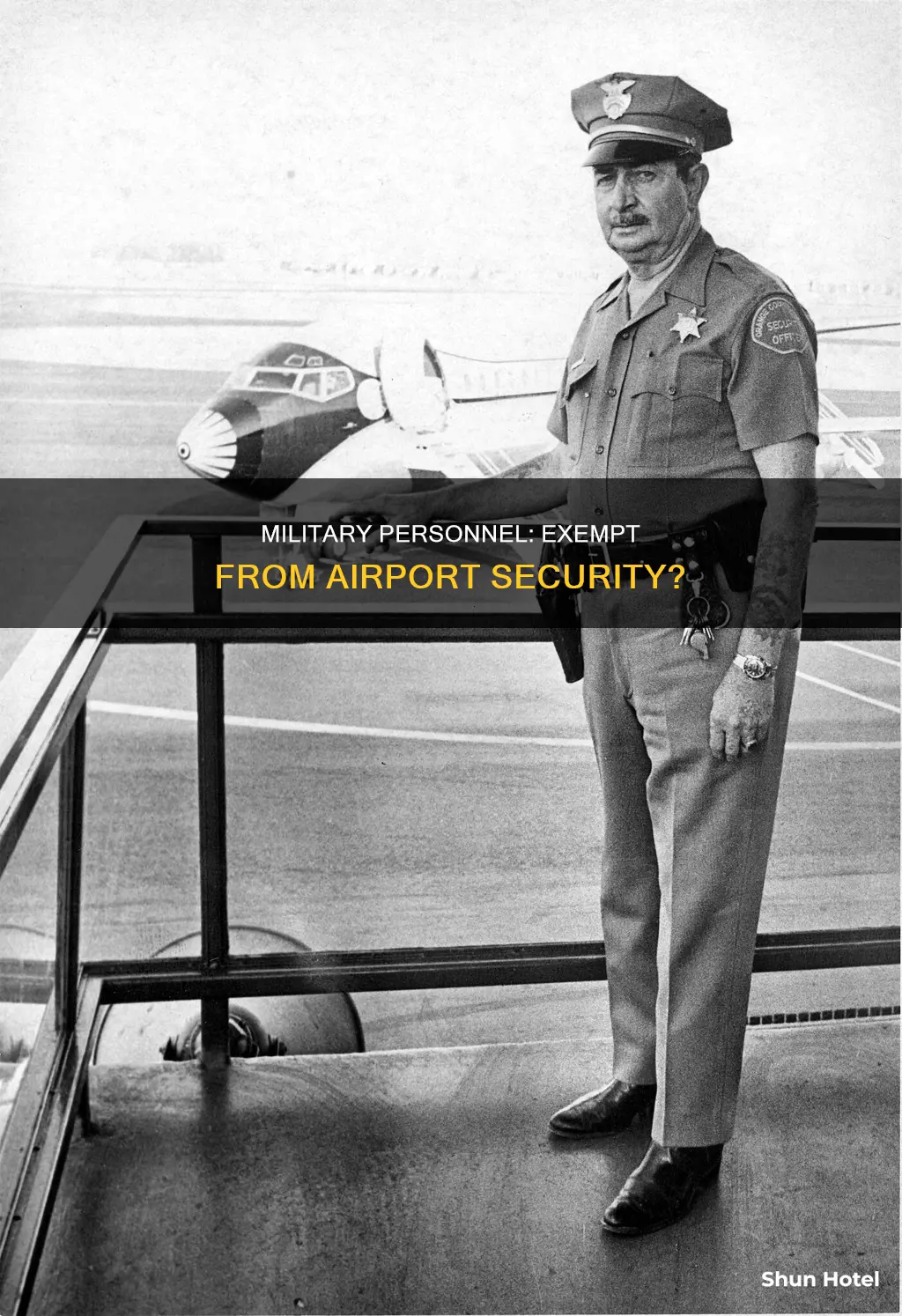 can military skip airport security