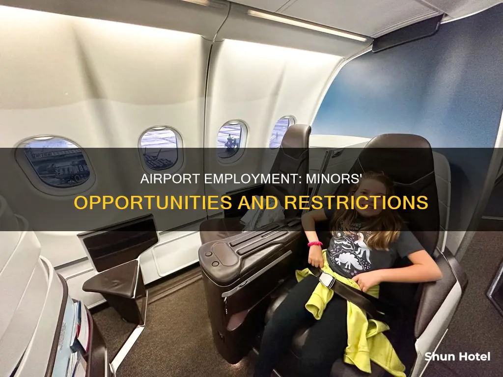 can minors work at an airport