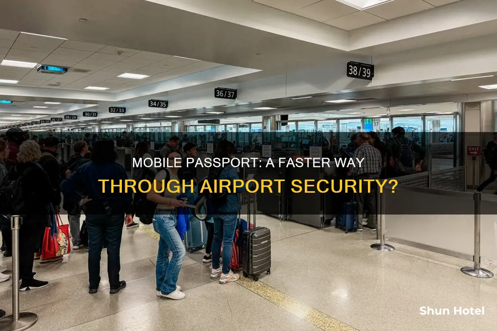 can mobile passport be used to go through airport security