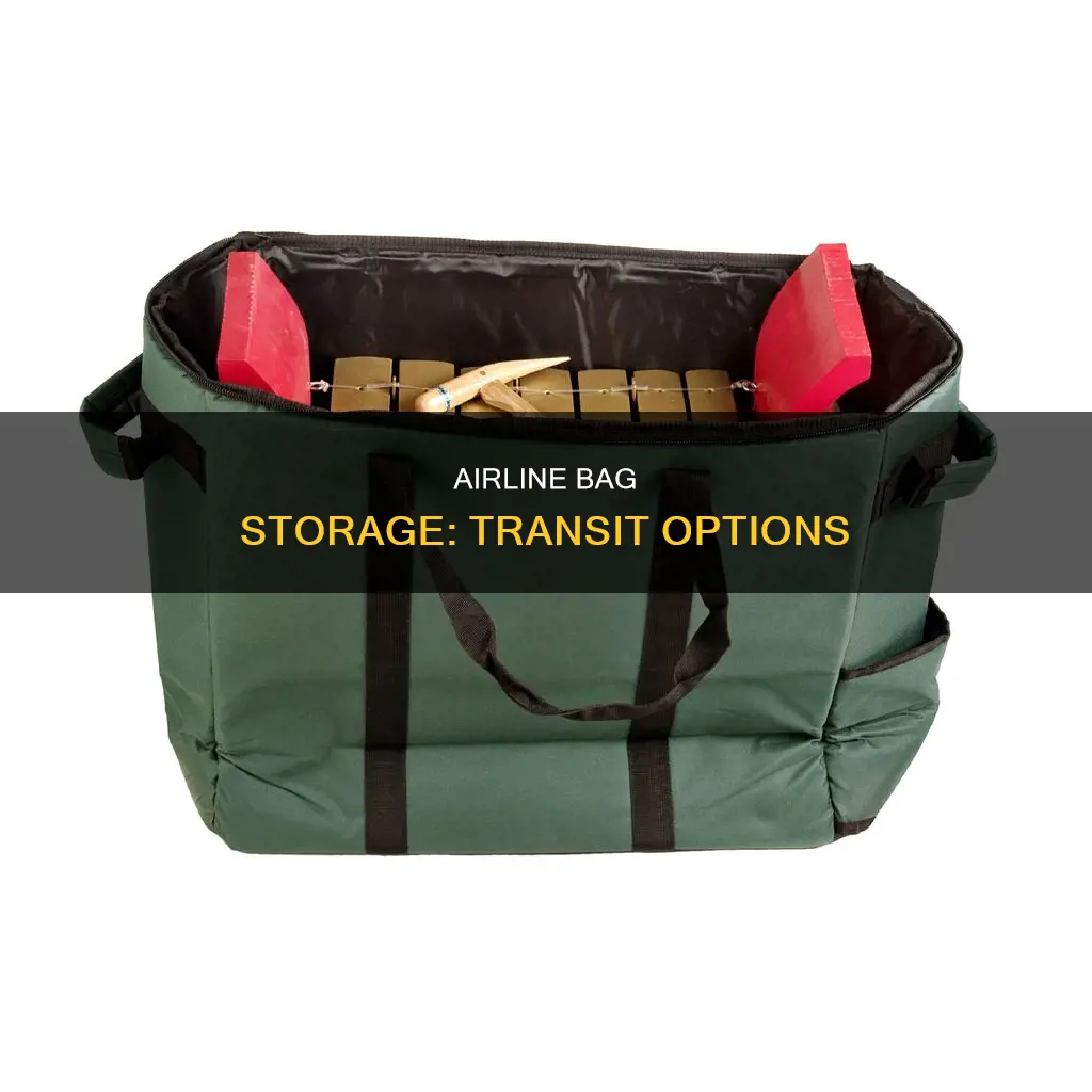 can my airlibe hold.ny bag at airport suring transit