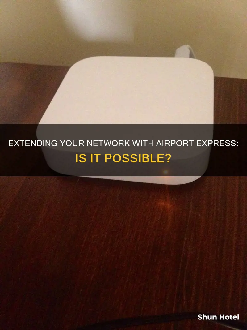 can my airport express extend a network