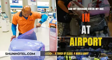 Airport Bag Check-Ins: Can My Husband Help?