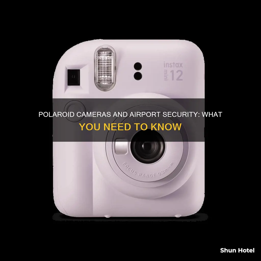 can my polaroid camera go through airport security