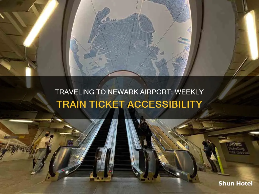 can my weekly train ticket get me to newark airport