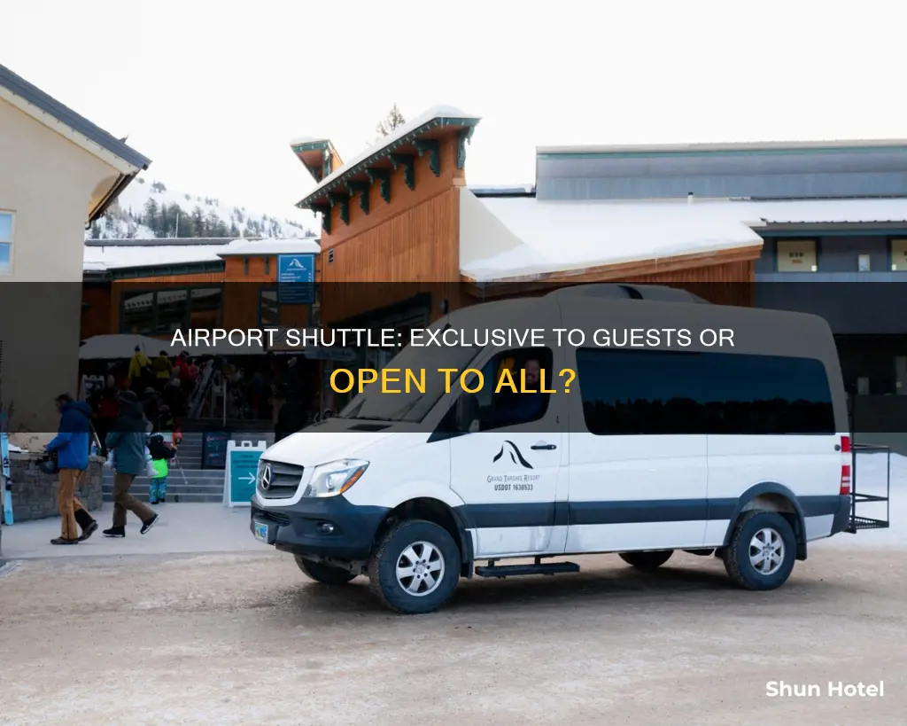 can non guests use the airport shuttle