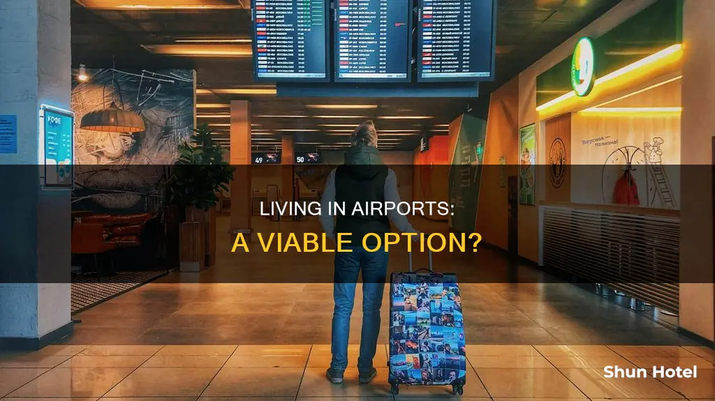 can one live in the airport