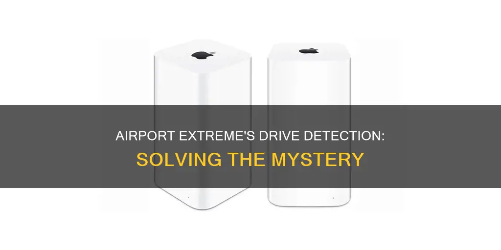 can only detect 1 drive airport extreme