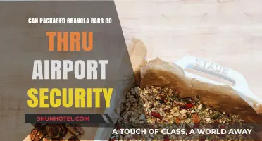 Granola Bars: Airport Security Clearance?