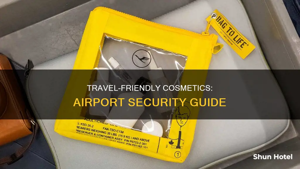 can pass cosmetics through airport security