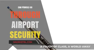 Airport Security: Can Pencils Pass Through?