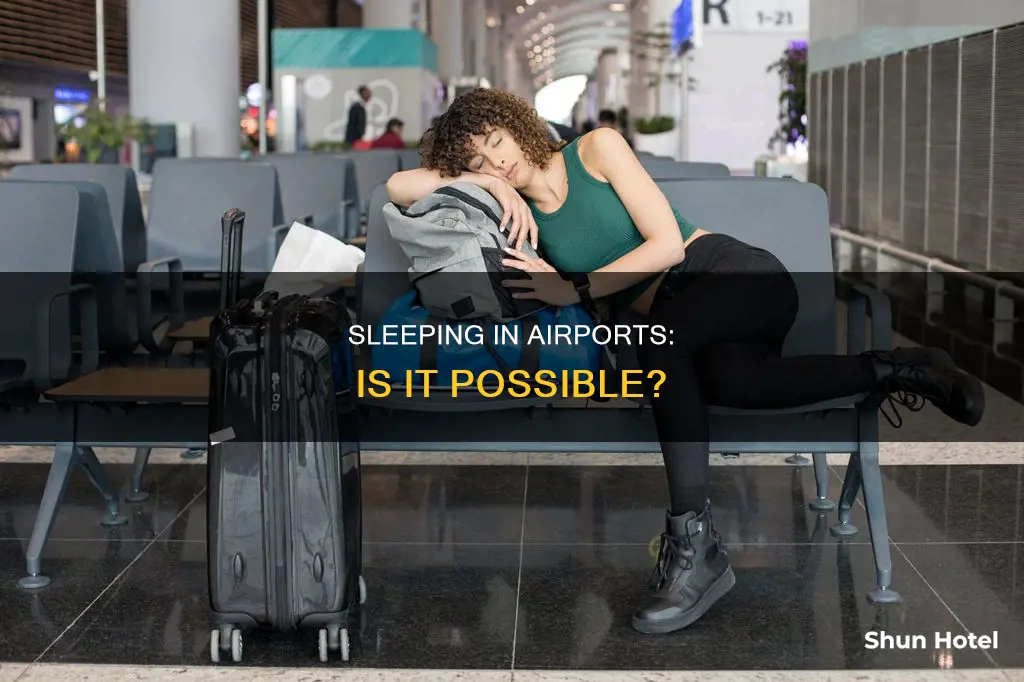 can people sleep in the airport