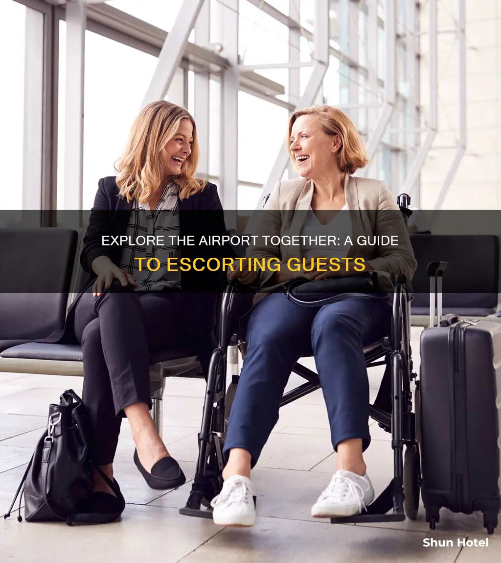 can people travel through the airport with you