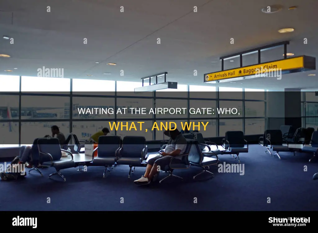 can people wait at gate in airport